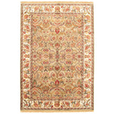 Hand-knotted Essex Green Wool Rug - 6'1" x 8'10"/6'1 x 8'10