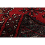 ECARPETGALLERY Hand-knotted Finest Baluch Red Wool Rug - 4'1 x 5'3