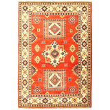 ECARPETGALLERY Hand-knotted Finest Gazni Dark Copper Wool Rug - 3'5 x 5'0
