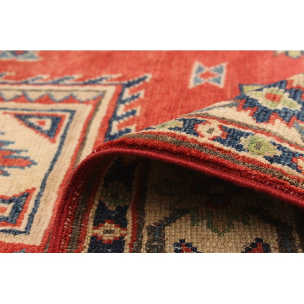 ECARPETGALLERY Hand-knotted Finest Gazni Dark Copper Wool Rug - 3'5 x 5'0