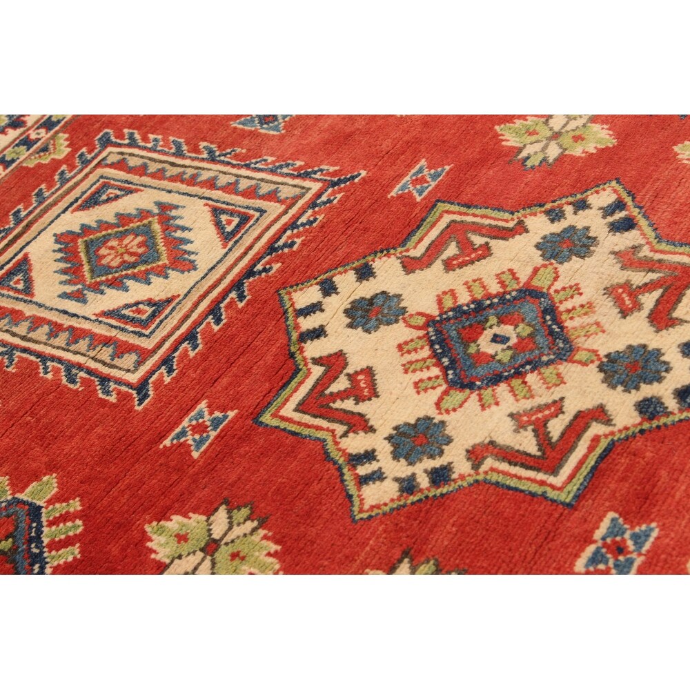 ECARPETGALLERY Hand-knotted Finest Gazni Dark Copper Wool Rug - 3'5 x 5'0