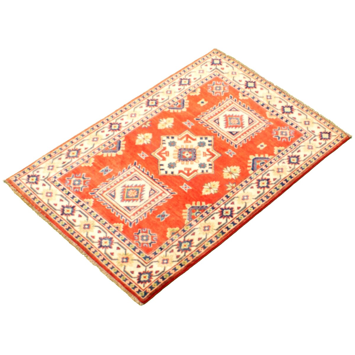 ECARPETGALLERY Hand-knotted Finest Gazni Dark Copper Wool Rug - 3'5 x 5'0