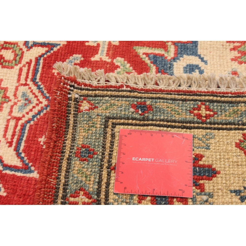 ECARPETGALLERY Hand-knotted Finest Gazni Red Wool Rug - 3'4 x 4'8