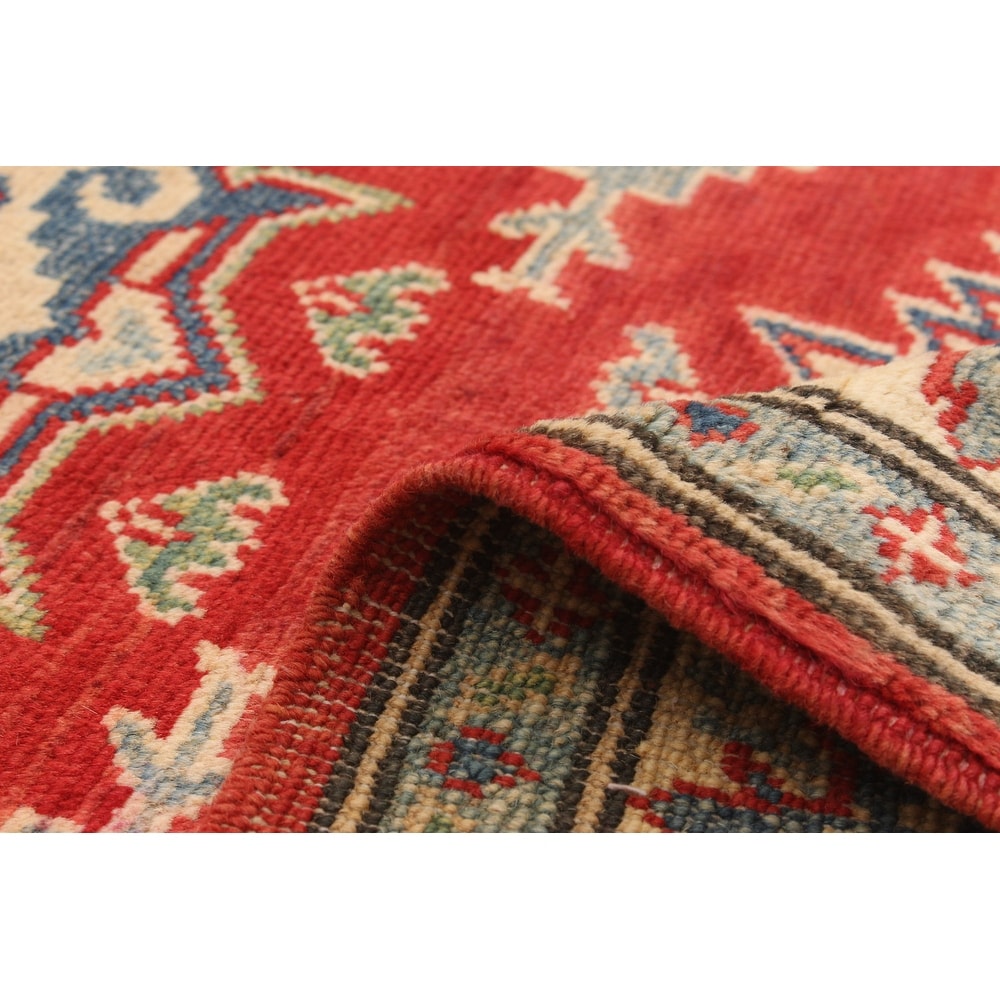 ECARPETGALLERY Hand-knotted Finest Gazni Red Wool Rug - 3'4 x 4'8