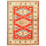 ECARPETGALLERY Hand-knotted Finest Gazni Red Wool Rug - 3'4 x 4'8