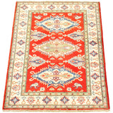 ECARPETGALLERY Hand-knotted Finest Gazni Red Wool Rug - 3'4 x 4'8
