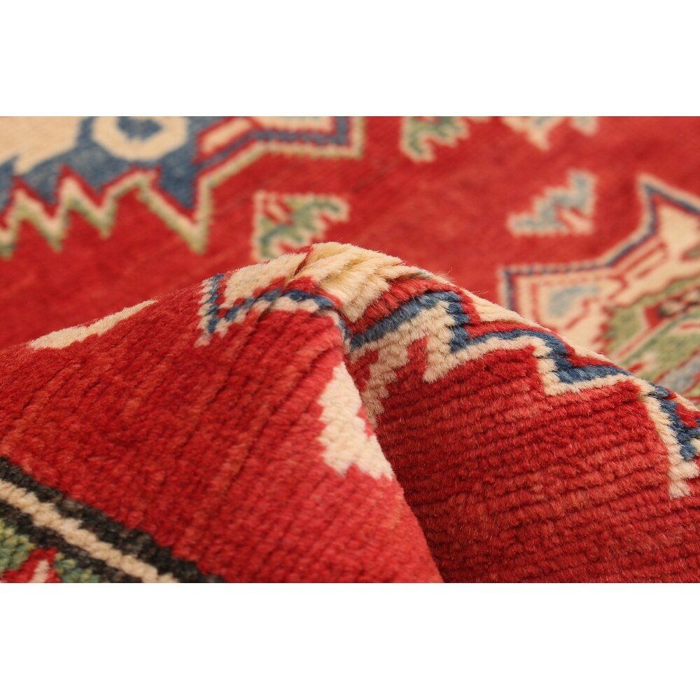 ECARPETGALLERY Hand-knotted Finest Gazni Red Wool Rug - 3'4 x 4'8