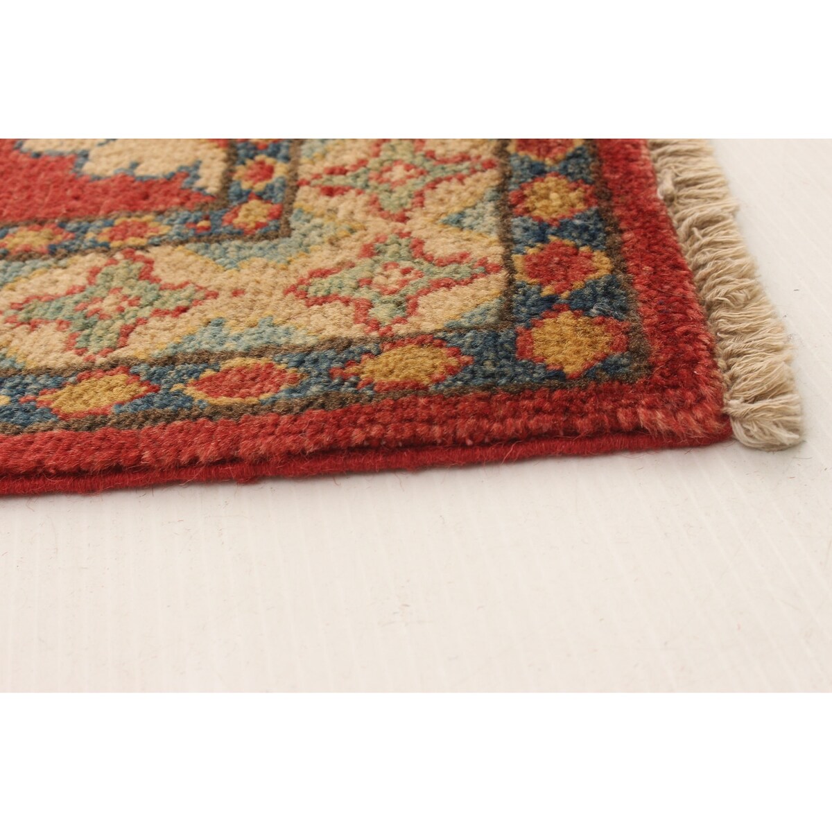 Hand-knotted Finest Gazni Red Wool Rug - 2'5 x 4'3/2'5" x 4'3"