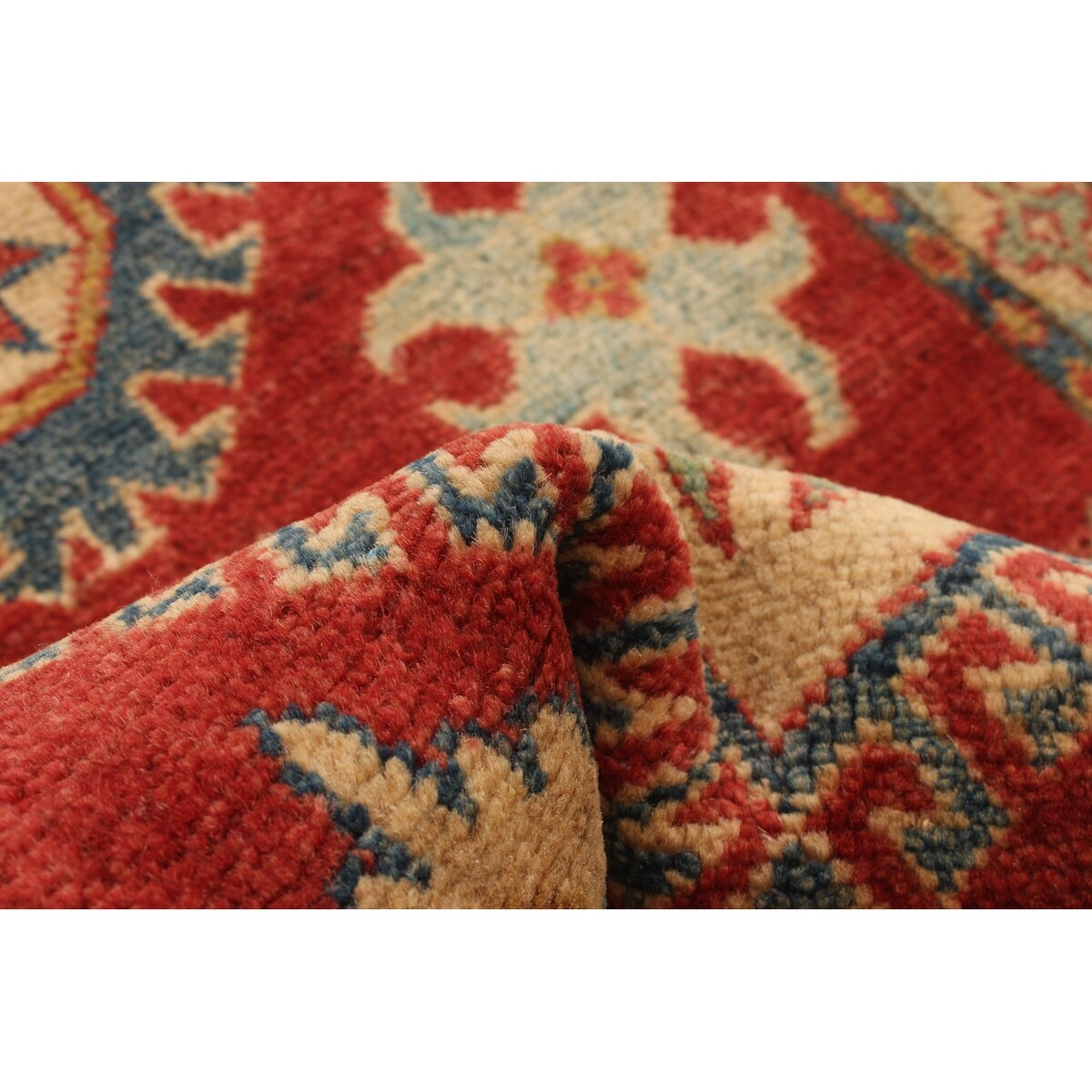 Hand-knotted Finest Gazni Red Wool Rug - 2'5 x 4'3/2'5" x 4'3"