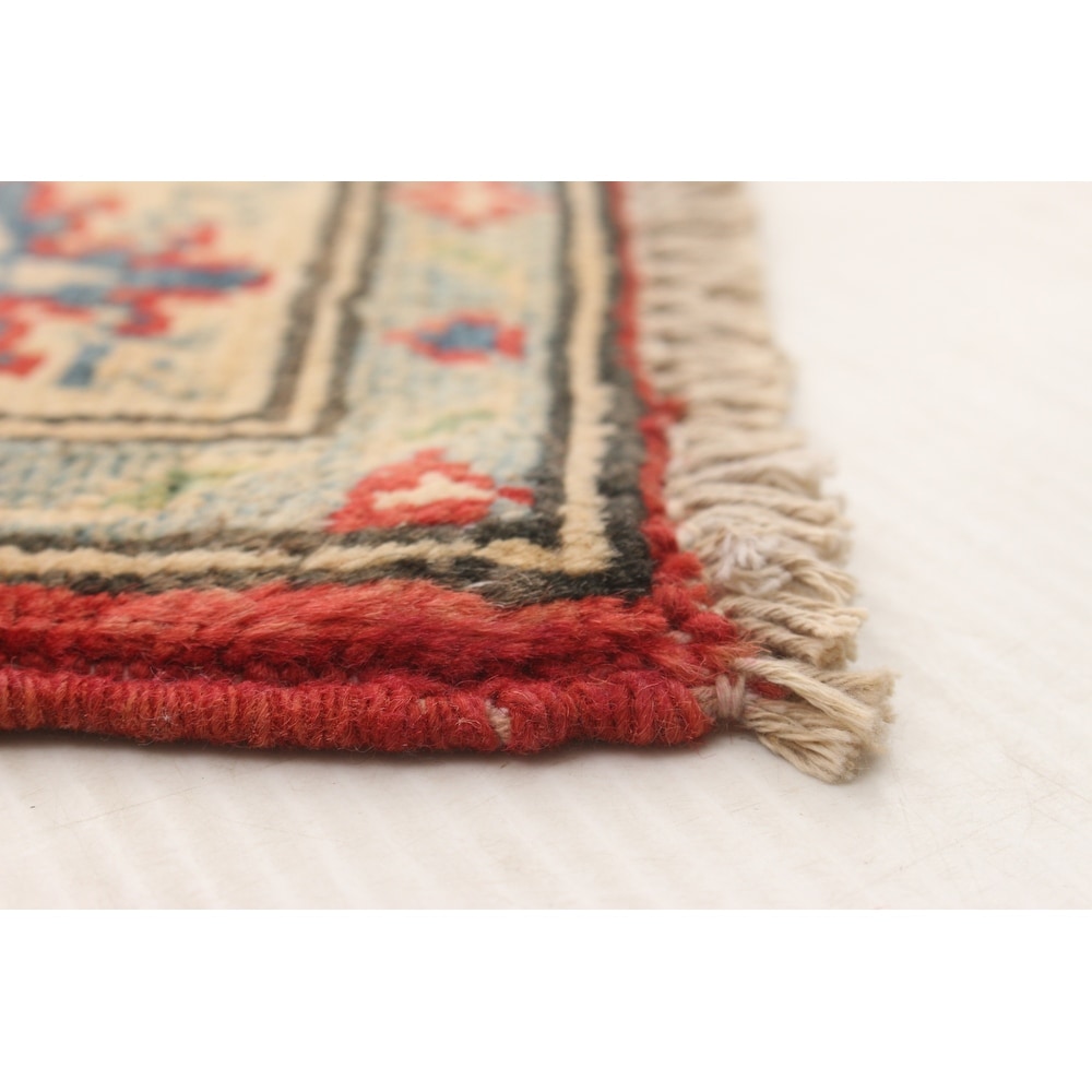 ECARPETGALLERY Hand-knotted Finest Gazni Red Wool Rug - 3'4 x 4'8