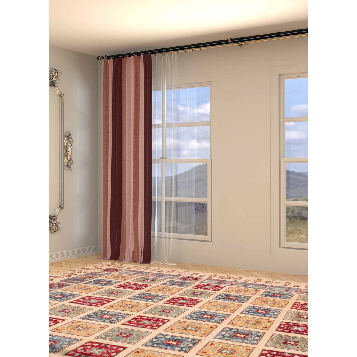 ECARPETGALLERY Hand-knotted Finest Ghazni Cream Wool Rug - 9'9 x 13'6