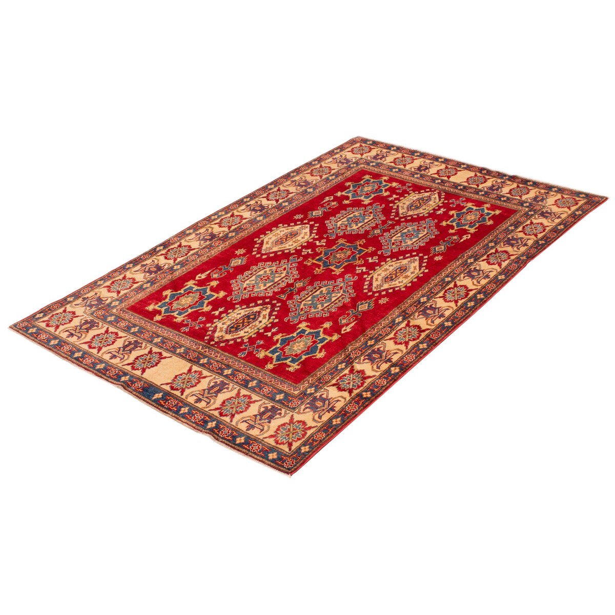 ECARPETGALLERY Hand-knotted Finest Ghazni Red Wool Rug - 5'9 x 9'0