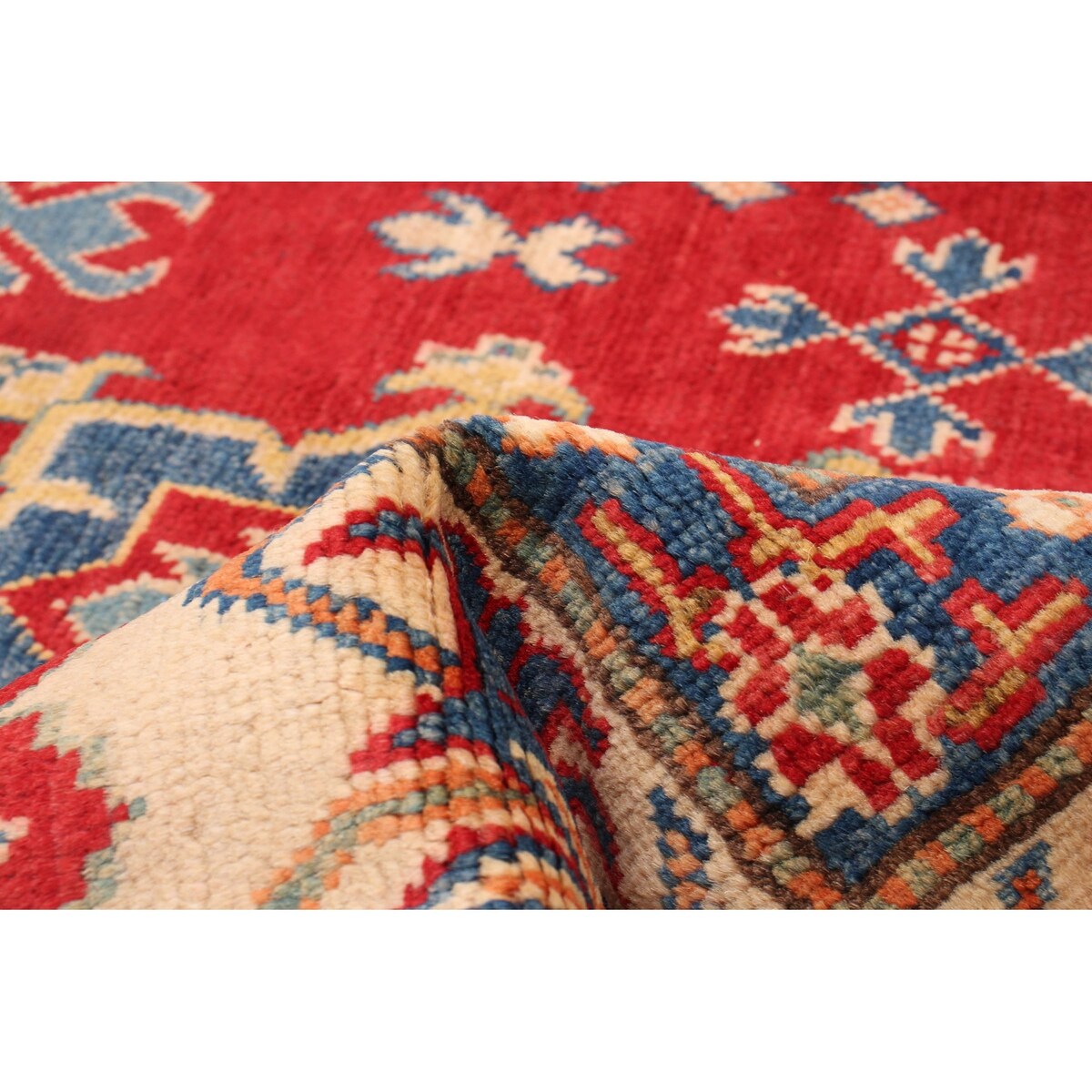 ECARPETGALLERY Hand-knotted Finest Ghazni Red Wool Rug - 5'9 x 9'0