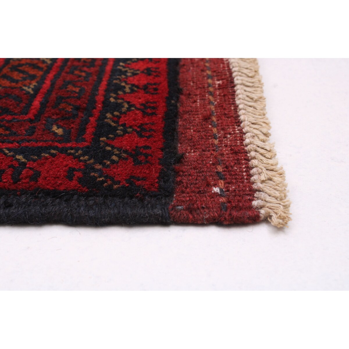 ECARPETGALLERY Hand-knotted Finest Khal Mohammadi Red Rug - 6'5 x 9'9