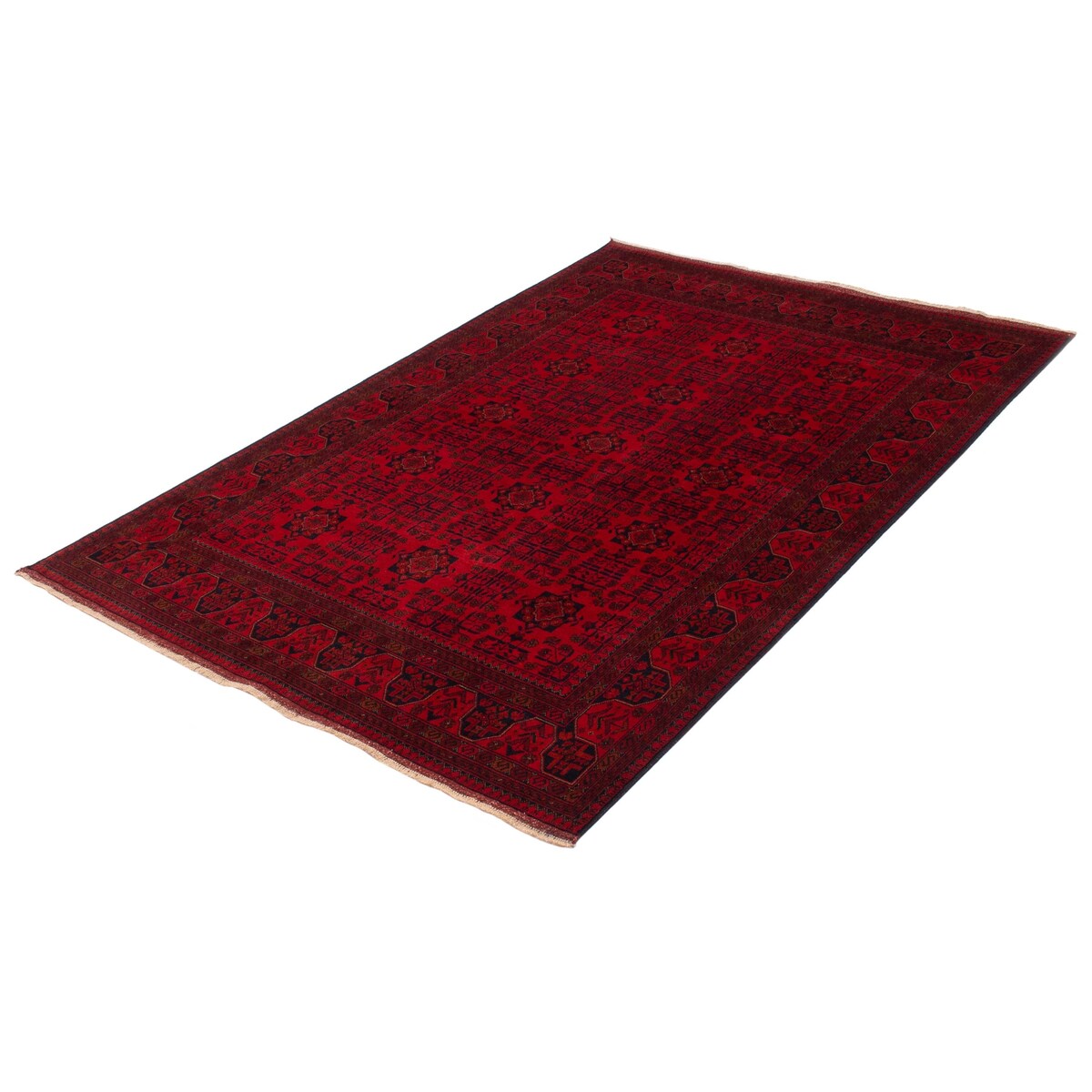 ECARPETGALLERY Hand-knotted Finest Khal Mohammadi Red Rug - 6'5 x 9'9