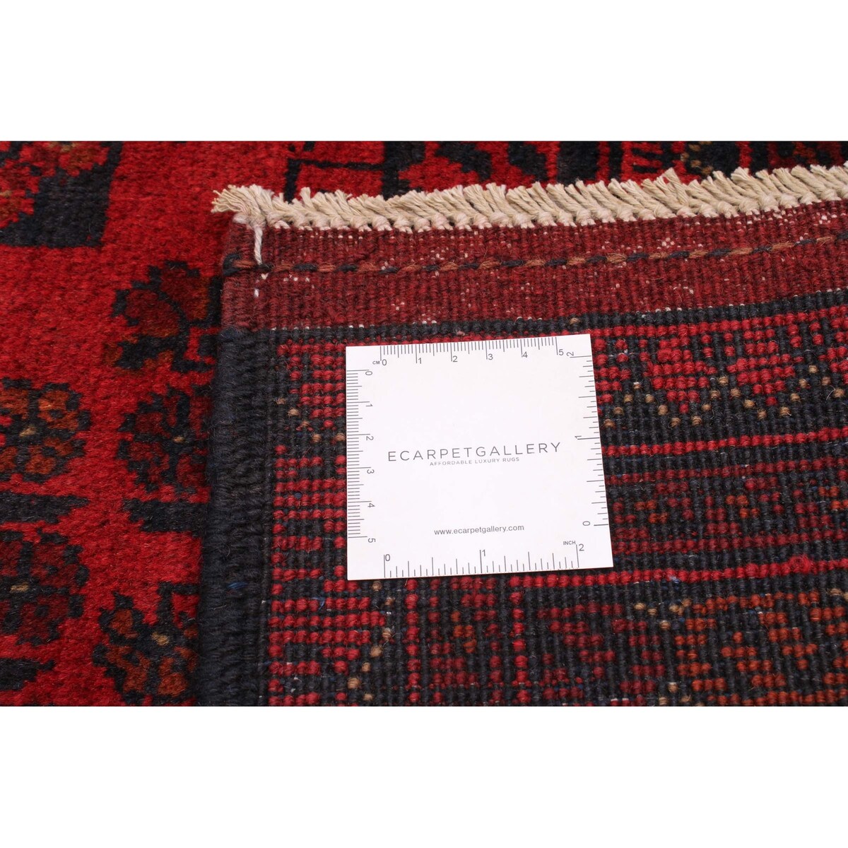 ECARPETGALLERY Hand-knotted Finest Khal Mohammadi Red Rug - 6'5 x 9'9