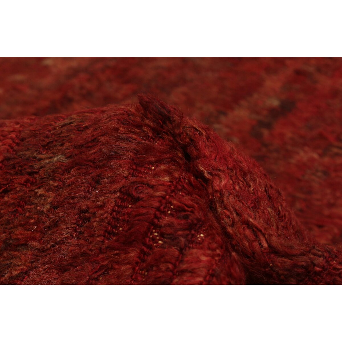 ECARPETGALLERY Hand-knotted Finest Peshawar Ziegler Red Wool Rug - 6'0 x 8'9