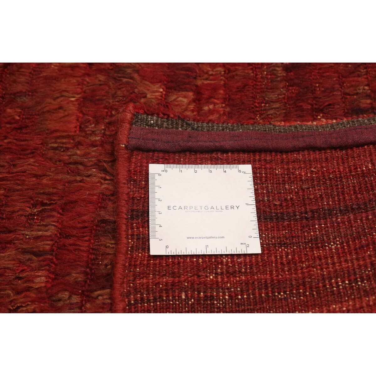 ECARPETGALLERY Hand-knotted Finest Peshawar Ziegler Red Wool Rug - 6'0 x 8'9