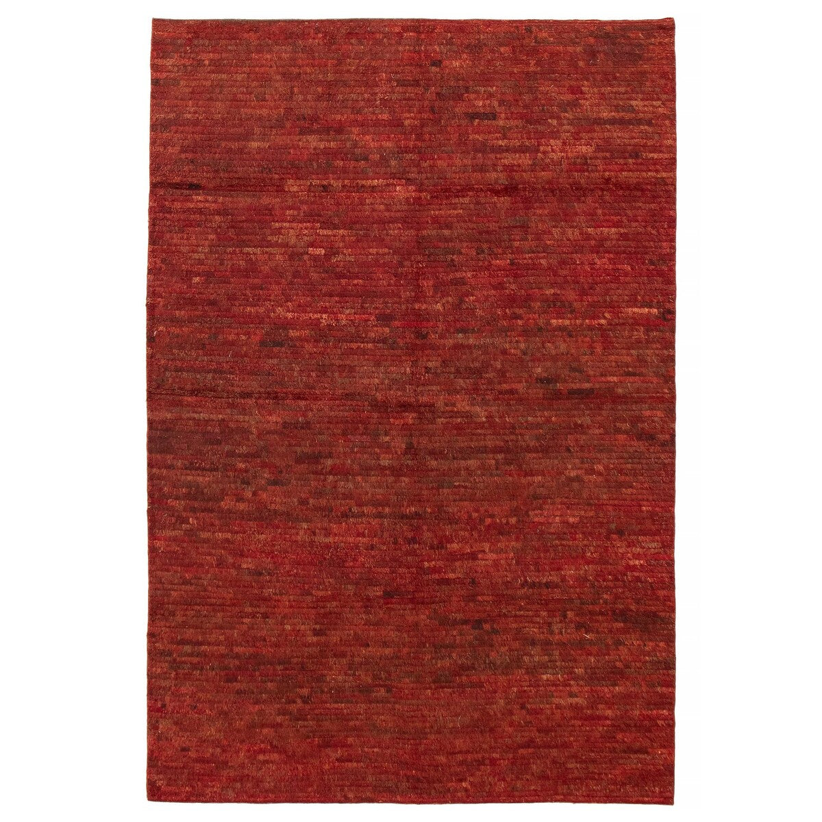 ECARPETGALLERY Hand-knotted Finest Peshawar Ziegler Red Wool Rug - 6'0 x 8'9
