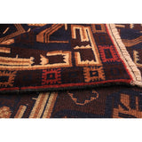 Hand-knotted Finest Rizbaft Brown Wool Rug - 3'6" x 6'5"/3'6 x 6'5