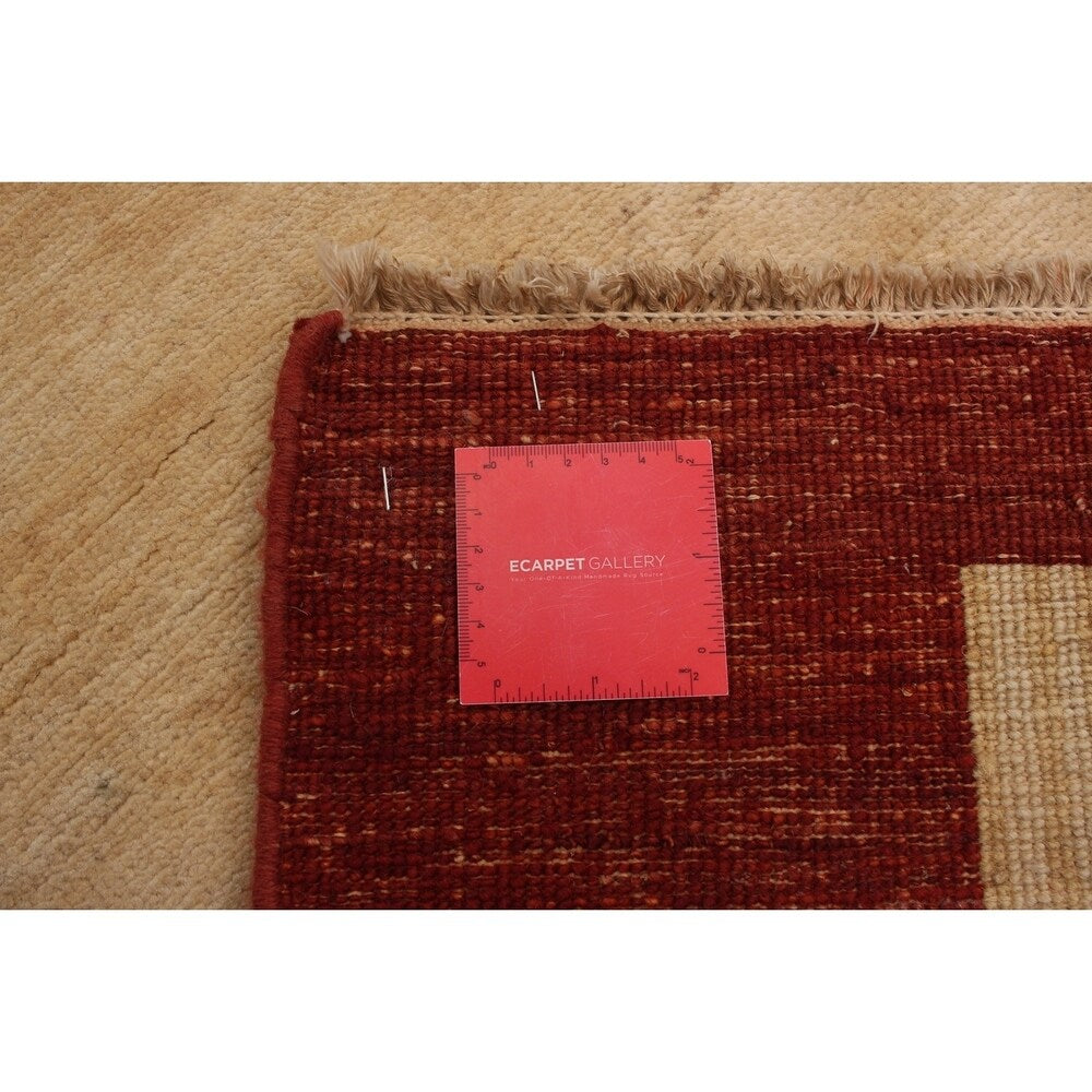 Hand-knotted Ziegler Chobi Cream Wool Rug - 3'2" x 6'6"/3'2 x 6'6