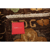 ECARPETGALLERY Hand-knotted Finest Ziegler Chobi Dark Brown Wool Rug - 5'3 x 8'0