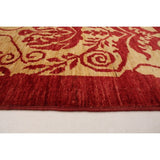 ECARPETGALLERY Hand-knotted Finest Ziegler Chobi Red Tan Wool Rug - 8'4 x 9'6