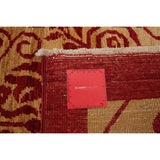 ECARPETGALLERY Hand-knotted Finest Ziegler Chobi Red Tan Wool Rug - 8'4 x 9'6