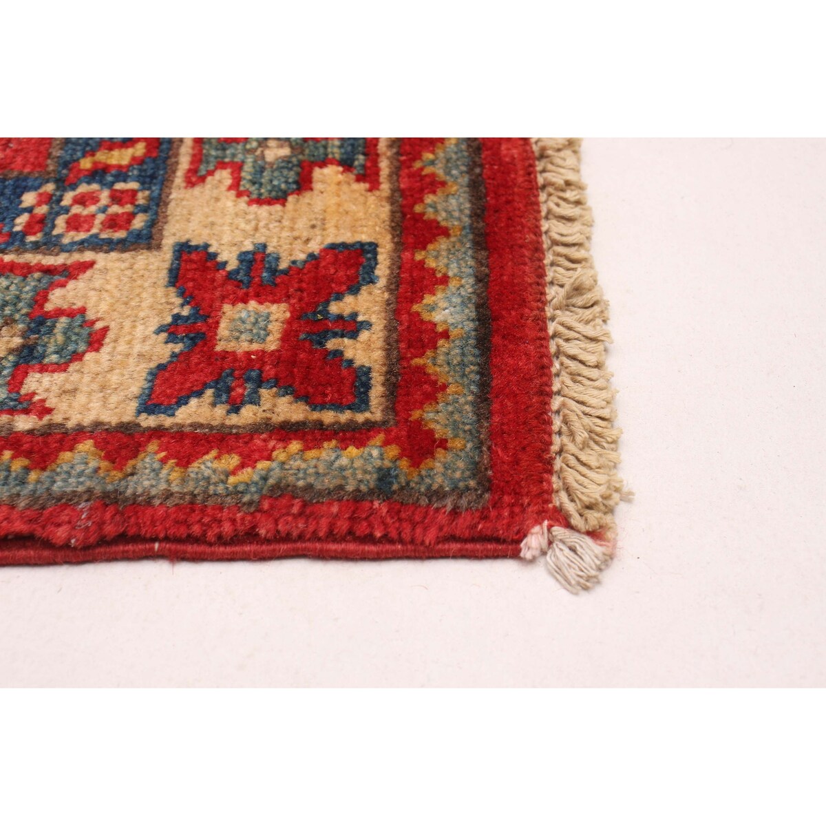 ECARPETGALLERY Hand-knotted Ghazni Red Wool Rug - 2'9 x 9'9