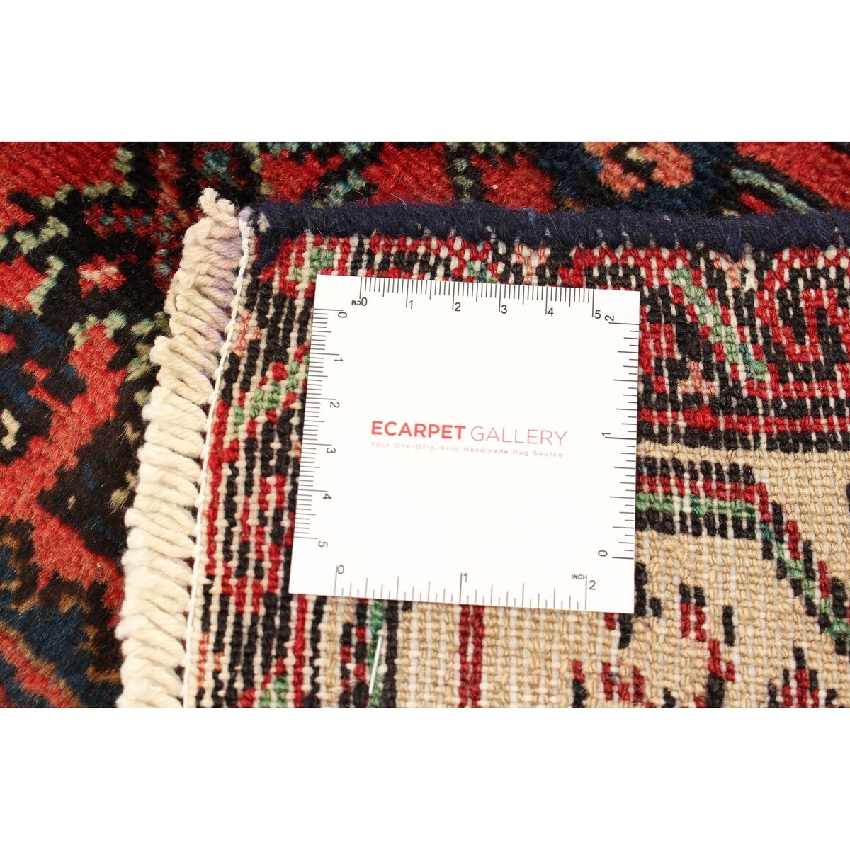 ECARPETGALLERY Hand-knotted Hamadan Copper Wool Rug - 3'6 x 5'1