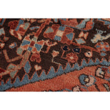 ECARPETGALLERY Hand-knotted Hamadan Dark Navy, Red Wool Rug - 2'10 x 4'3