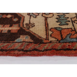ECARPETGALLERY Hand-knotted Hamadan Dark Navy, Red Wool Rug - 2'10 x 4'3