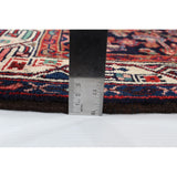 Hand-knotted Hamadan Navy Wool Rug - 3'6 x 10'3
