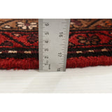 ECARPETGALLERY Hand-knotted Hamadan Navy Wool Rug - 3'9 x 10'1