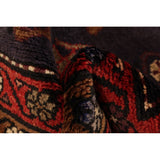 ECARPETGALLERY Hand-knotted Hamadan Navy Wool Rug - 3'9 x 10'1