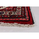ECARPETGALLERY Hand-knotted Hamadan Red Rug - 2'4 x 4'3