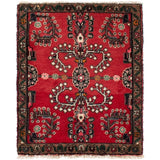 ECARPETGALLERY Hand-knotted Hamadan Red Wool Rug - 2'0 x 2'5