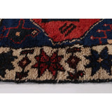 ECARPETGALLERY Hand-knotted Hamadan Red Wool Rug - 2'5 x 9'3