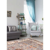 ECARPETGALLERY Hand-knotted Jules Serapi Grey Wool Rug - 6'0 x 8'11