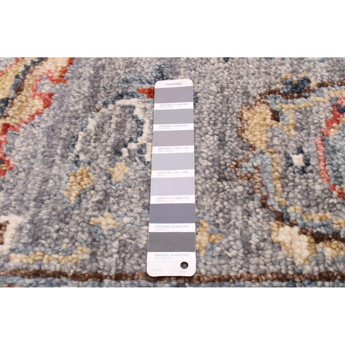 ECARPETGALLERY Hand-knotted Jules Serapi Grey Wool Rug - 6'0 x 8'11