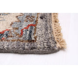 ECARPETGALLERY Hand-knotted Jules Serapi Grey Wool Rug - 6'0 x 8'11