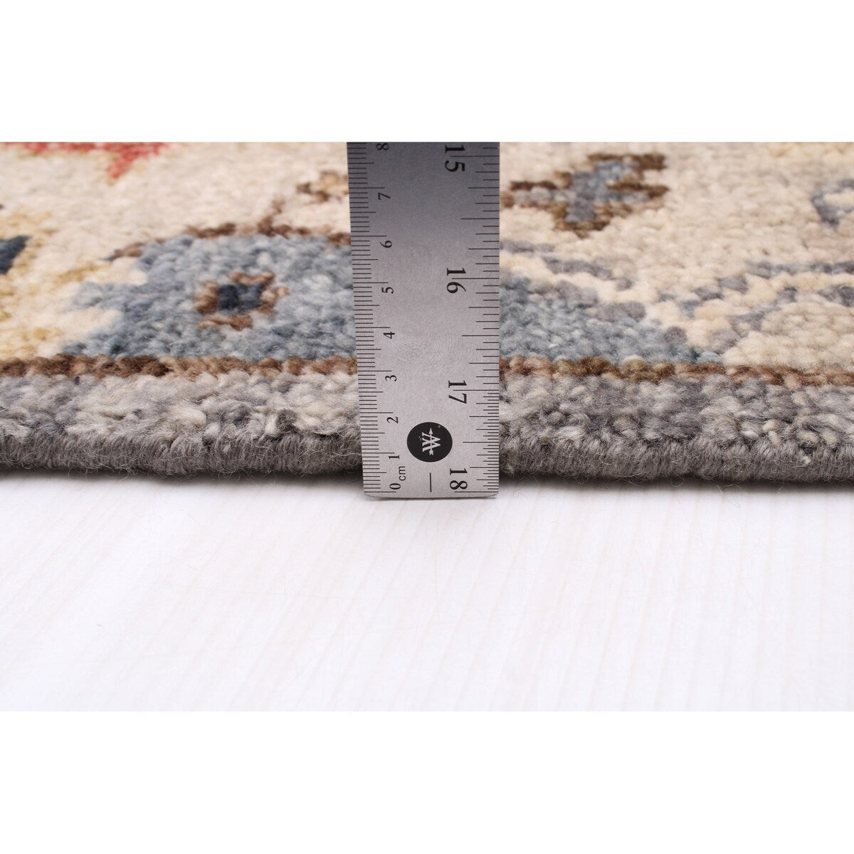 ECARPETGALLERY Hand-knotted Jules Serapi Grey Wool Rug - 6'0 x 8'11