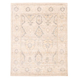 ECARPETGALLERY Hand-knotted Jules Serapi Light Khaki Wool Rug - 8'0 x 9'11