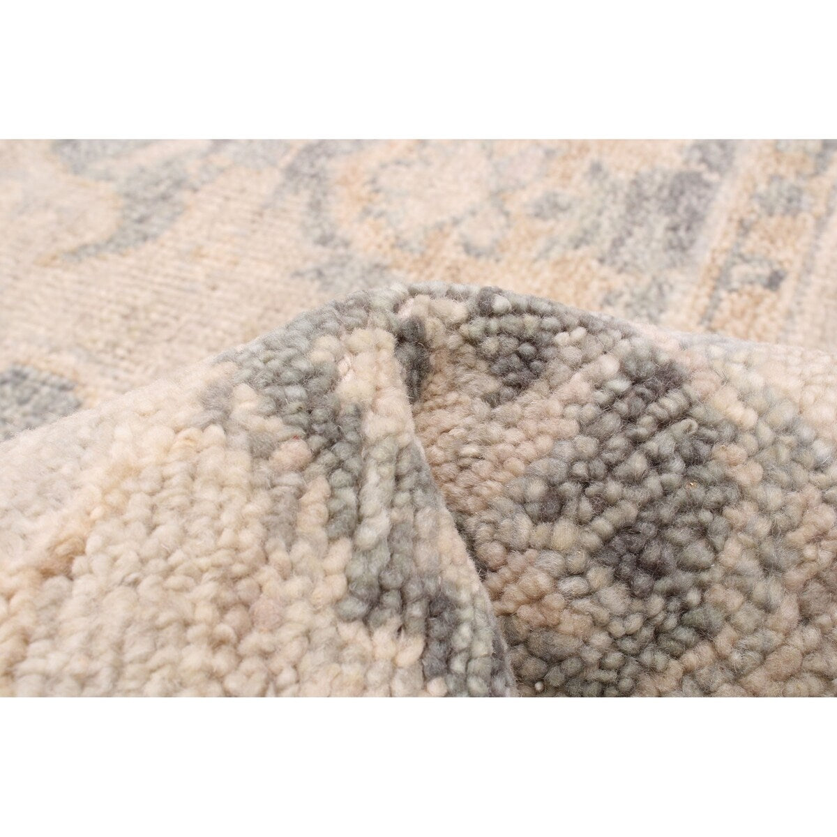ECARPETGALLERY Hand-knotted Jules Serapi Light Khaki Wool Rug - 8'0 x 9'11