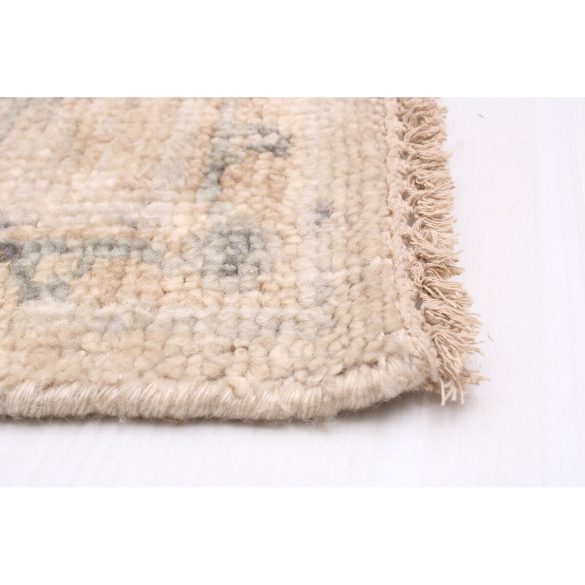 ECARPETGALLERY Hand-knotted Jules Serapi Light Khaki Wool Rug - 8'0 x 9'11