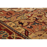 ECARPETGALLERY Hand-knotted Jules-Sultane Cream, Dark Copper Wool Rug - 7'11 x 9'11
