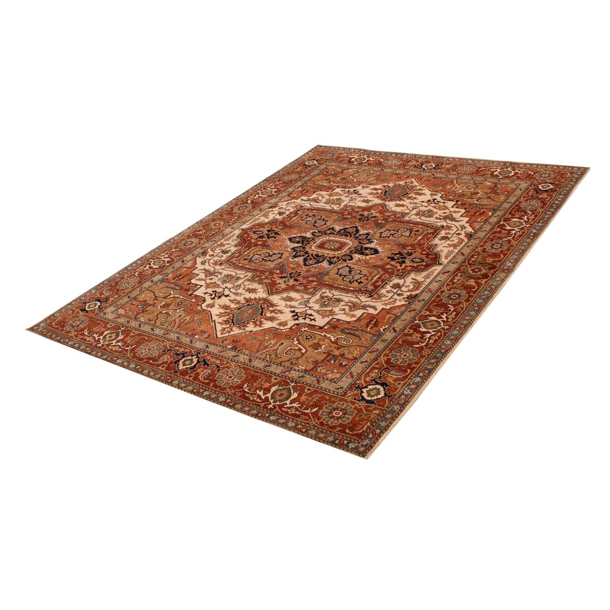 ECARPETGALLERY Hand-knotted Jules Sultane Ivory Wool Rug - 8'6 x 11'3