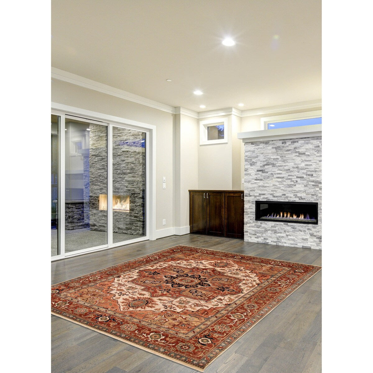 ECARPETGALLERY Hand-knotted Jules Sultane Ivory Wool Rug - 8'10 x 11'8