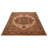 ECARPETGALLERY Hand-knotted Jules Sultane Ivory Wool Rug - 8'6 x 11'3