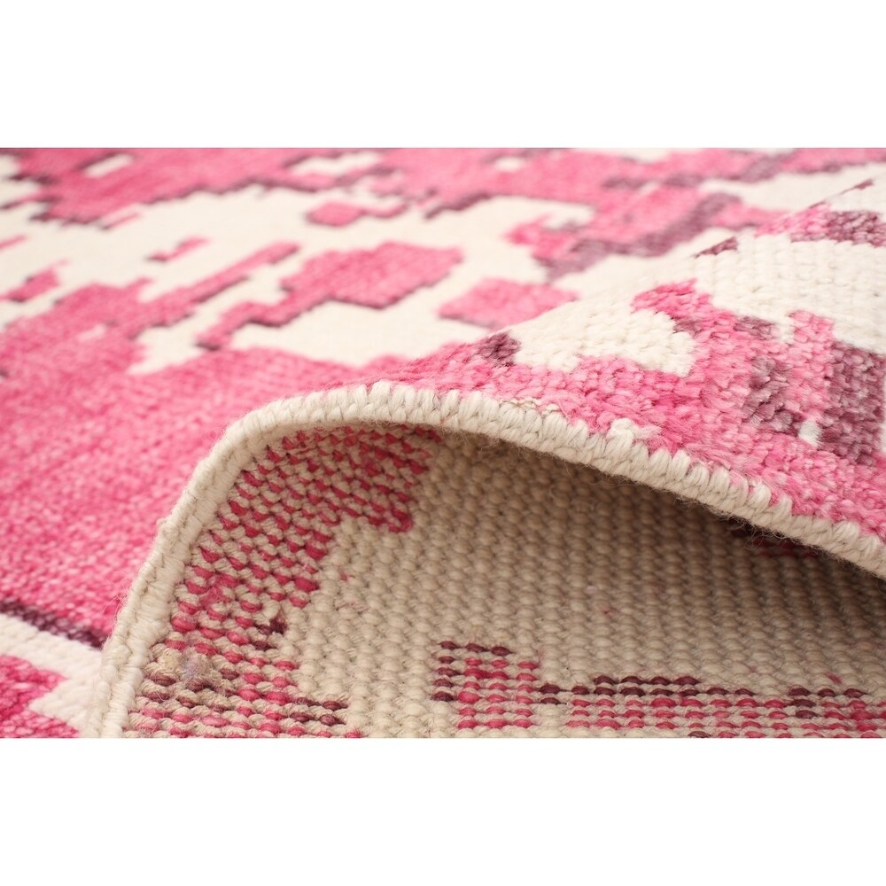 ECARPETGALLERY Hand-knotted Jules Ushak Cream Rug - 7'3 x 9'11